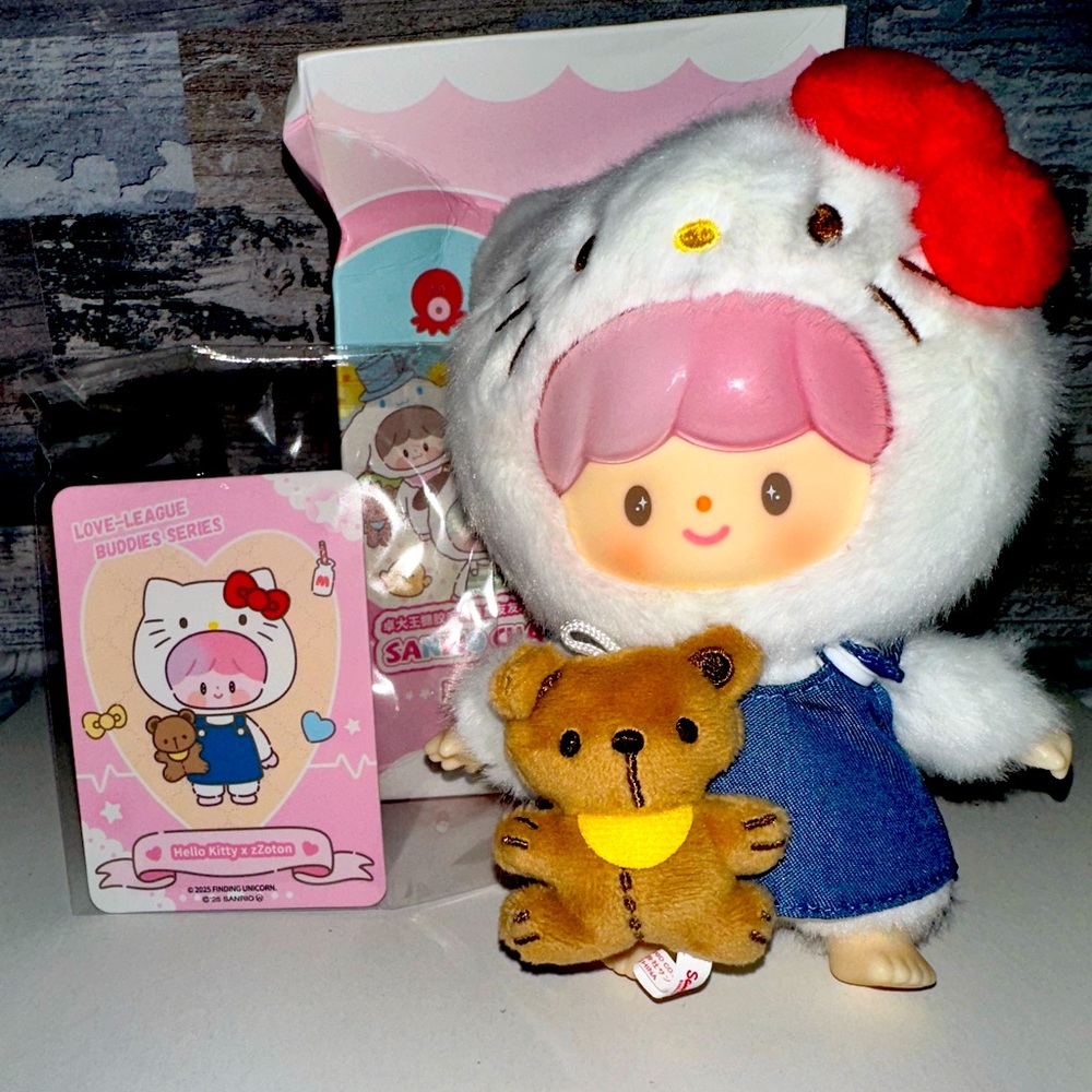 Sanrio X Zzoton Plush Pendant Blind Box "Hello Kitty"